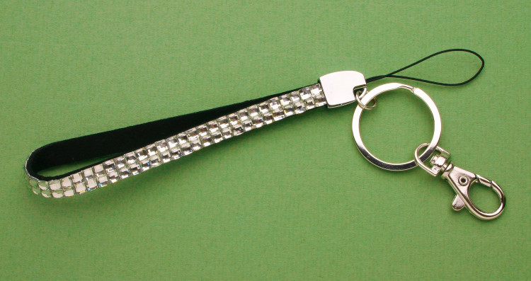 Rhinestone Studded Lanyard